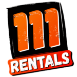 Toronto Jet Ski Rentals Logo - 111 Rentals, Dynamic wave motif representing thrilling jet ski adventures on Toronto's waterfront. Text: Premier Jet Ski Rentals in Toronto, Explore Scarborough Bluffers Park and Beyond. Book now!