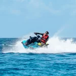 peson driving jet ski rental in scarborough