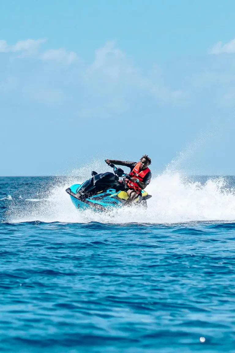 peson driving jet ski rental in scarborough